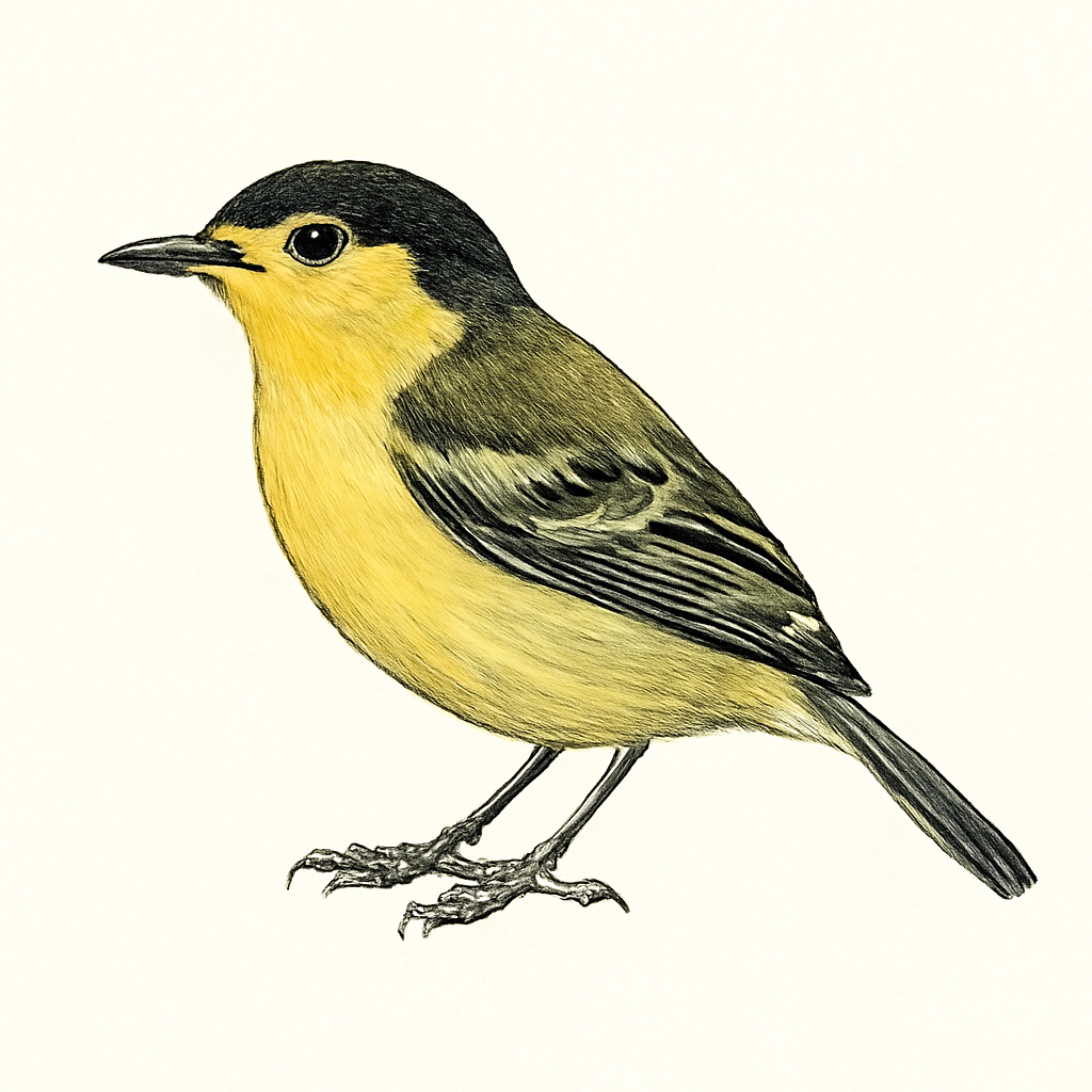 Common Iora illustration
