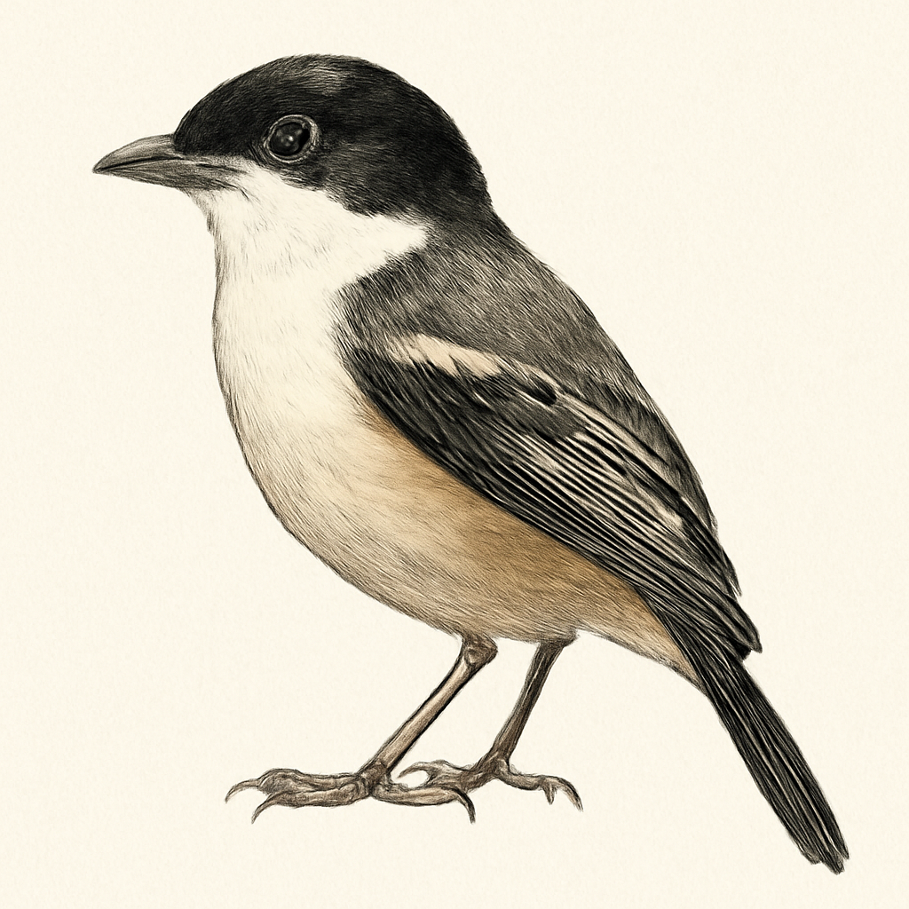 Illustrazione di Northern Puffback
