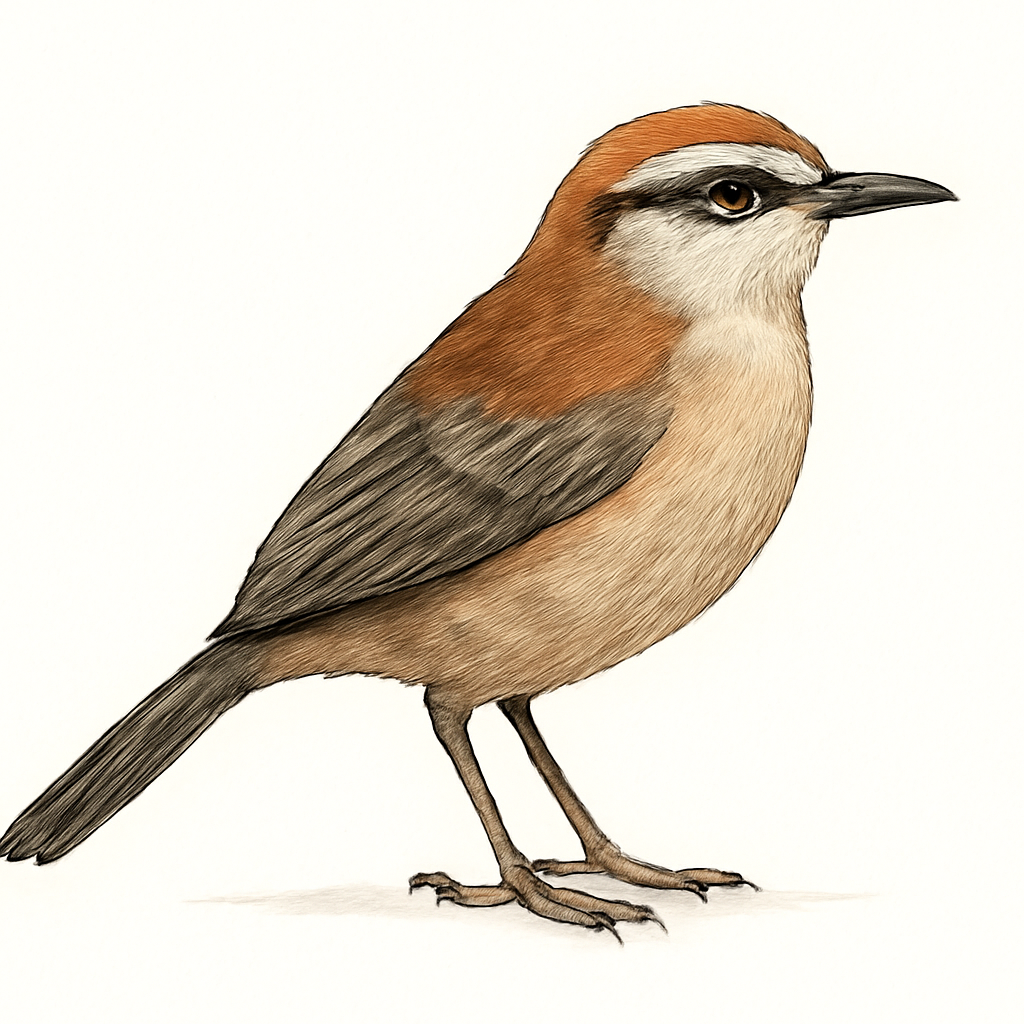 Southern Tchagra illustration