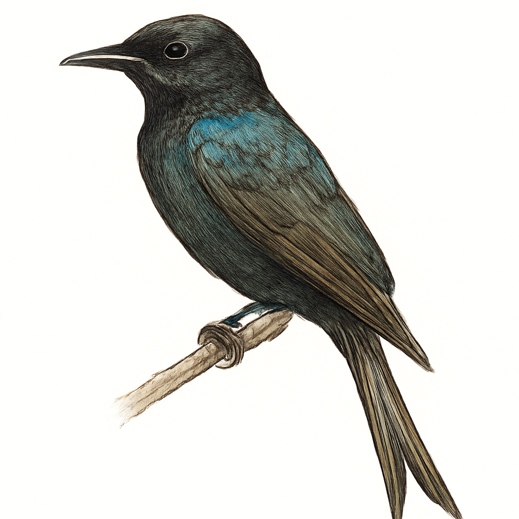 Illustration von Bronzedrongo