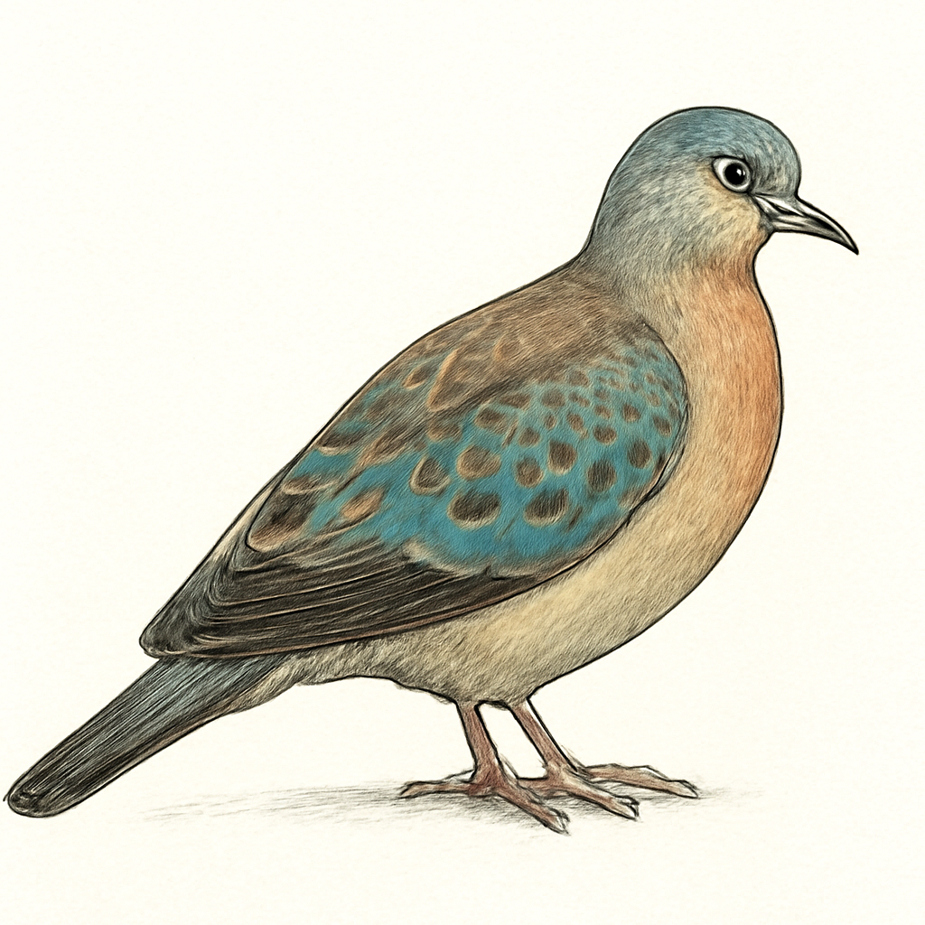 Illustrazione di Blue-spotted Wood-Dove