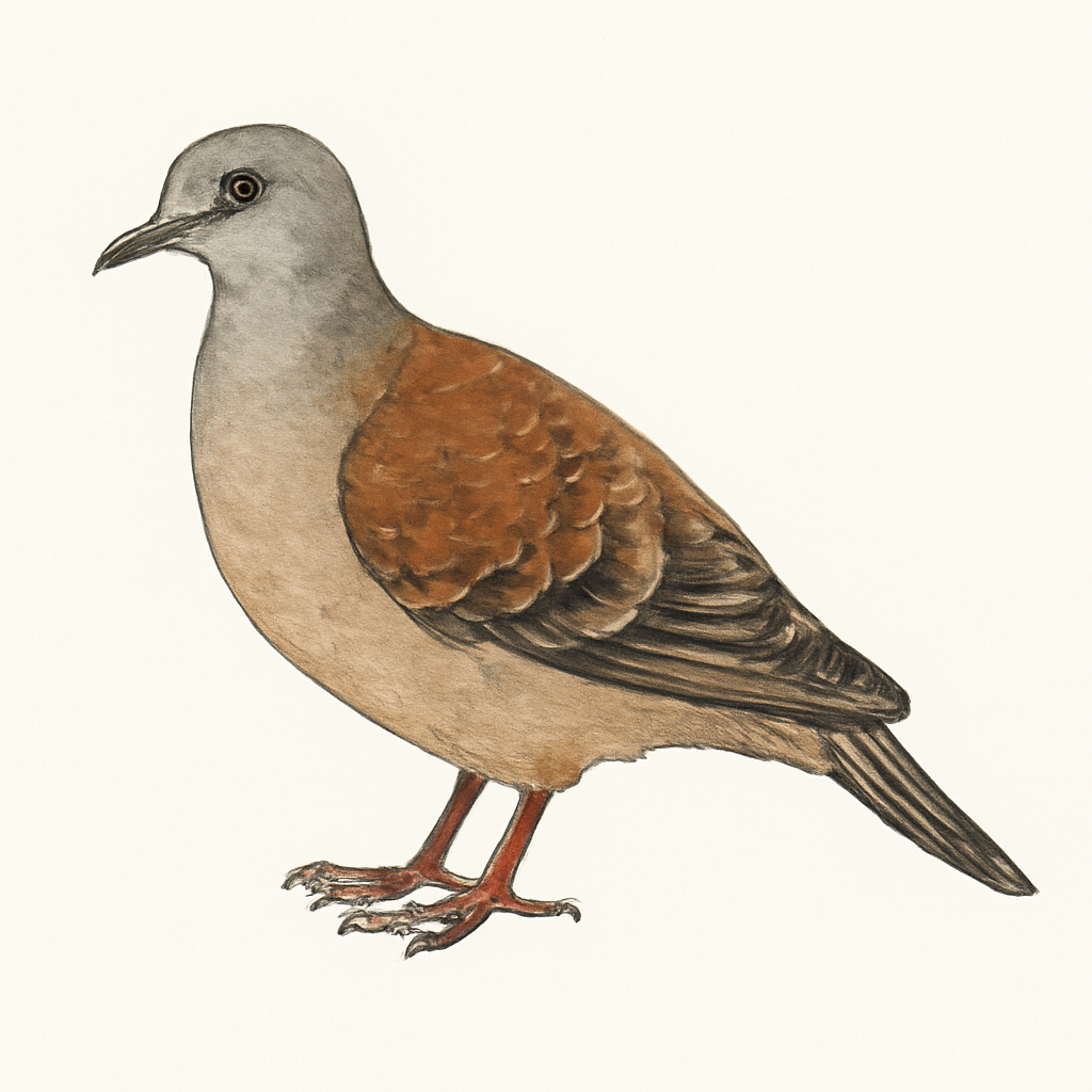 Illustrazione di Tambourine Dove