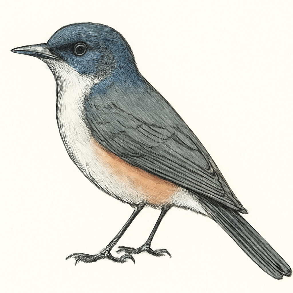 Ilustración de Monarca Plomizo
