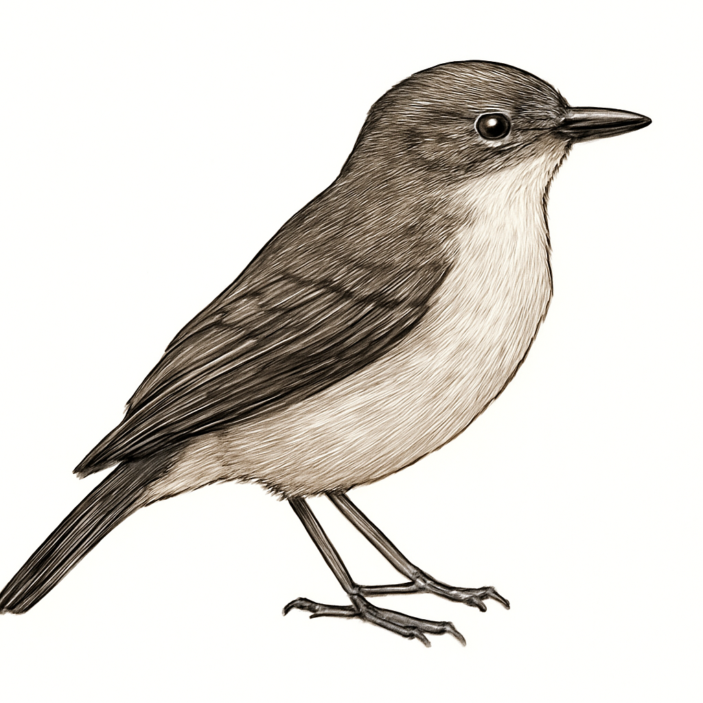 Illustration de Dull Flycatcher