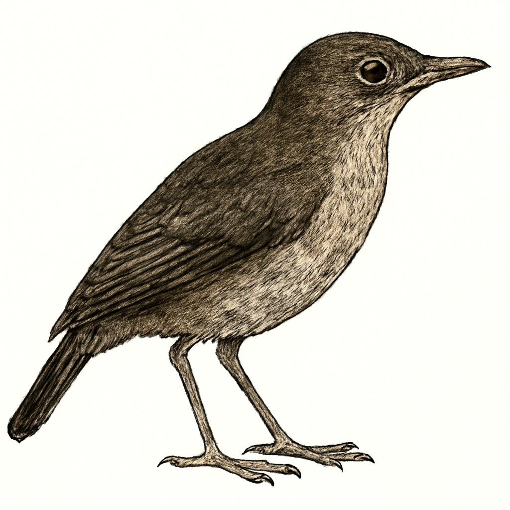 Greater Melampitta illustration