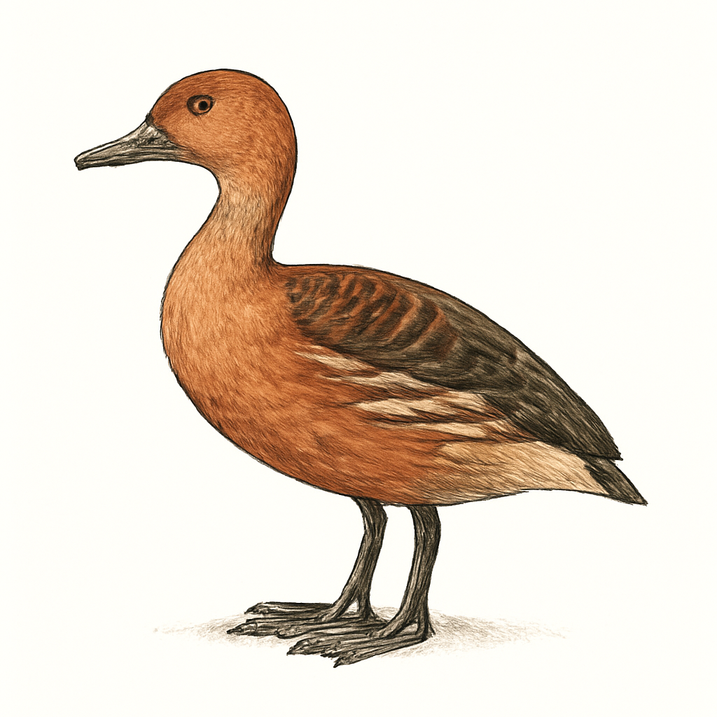 Fulvous Whistling-Duck illustration