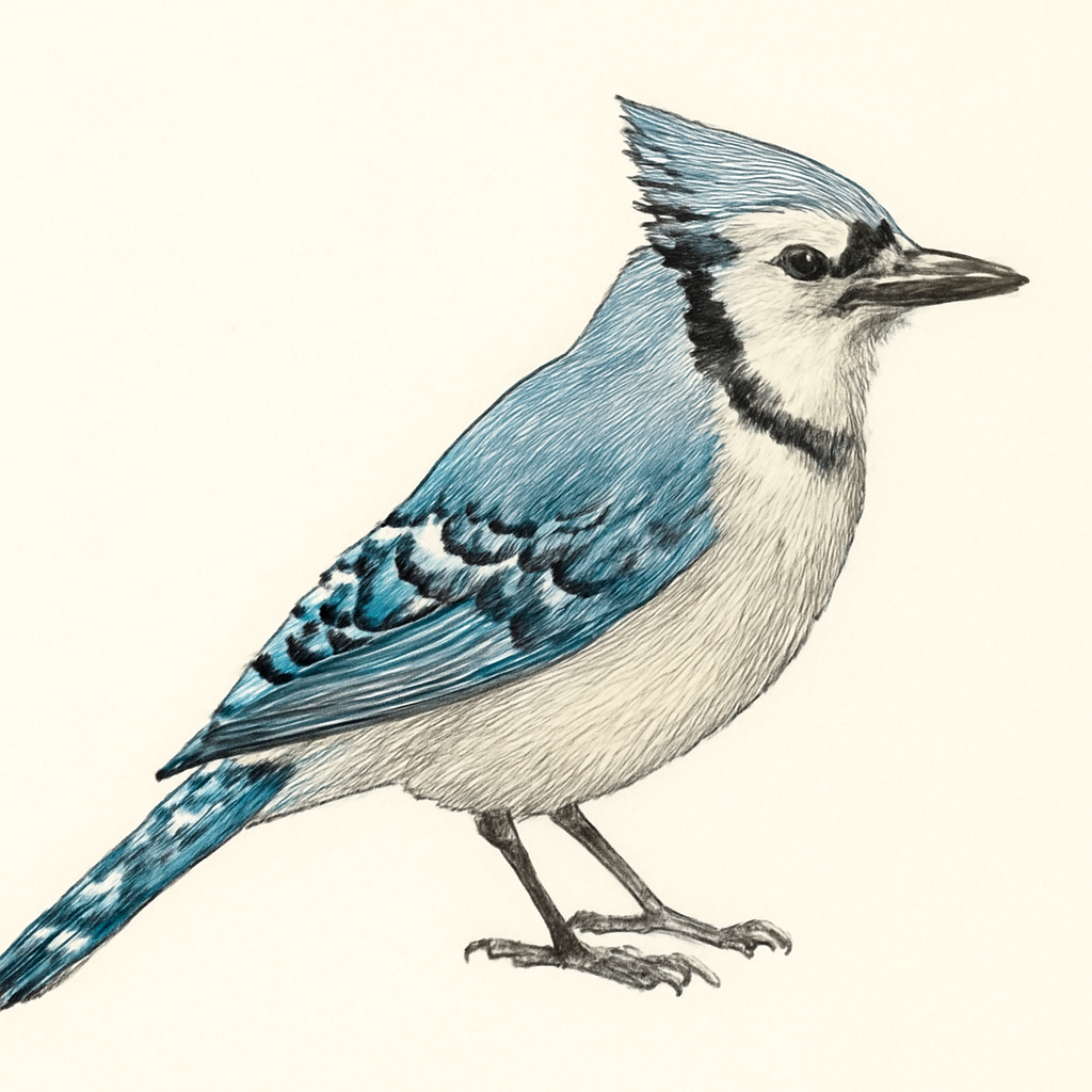 Blue Jay illustration