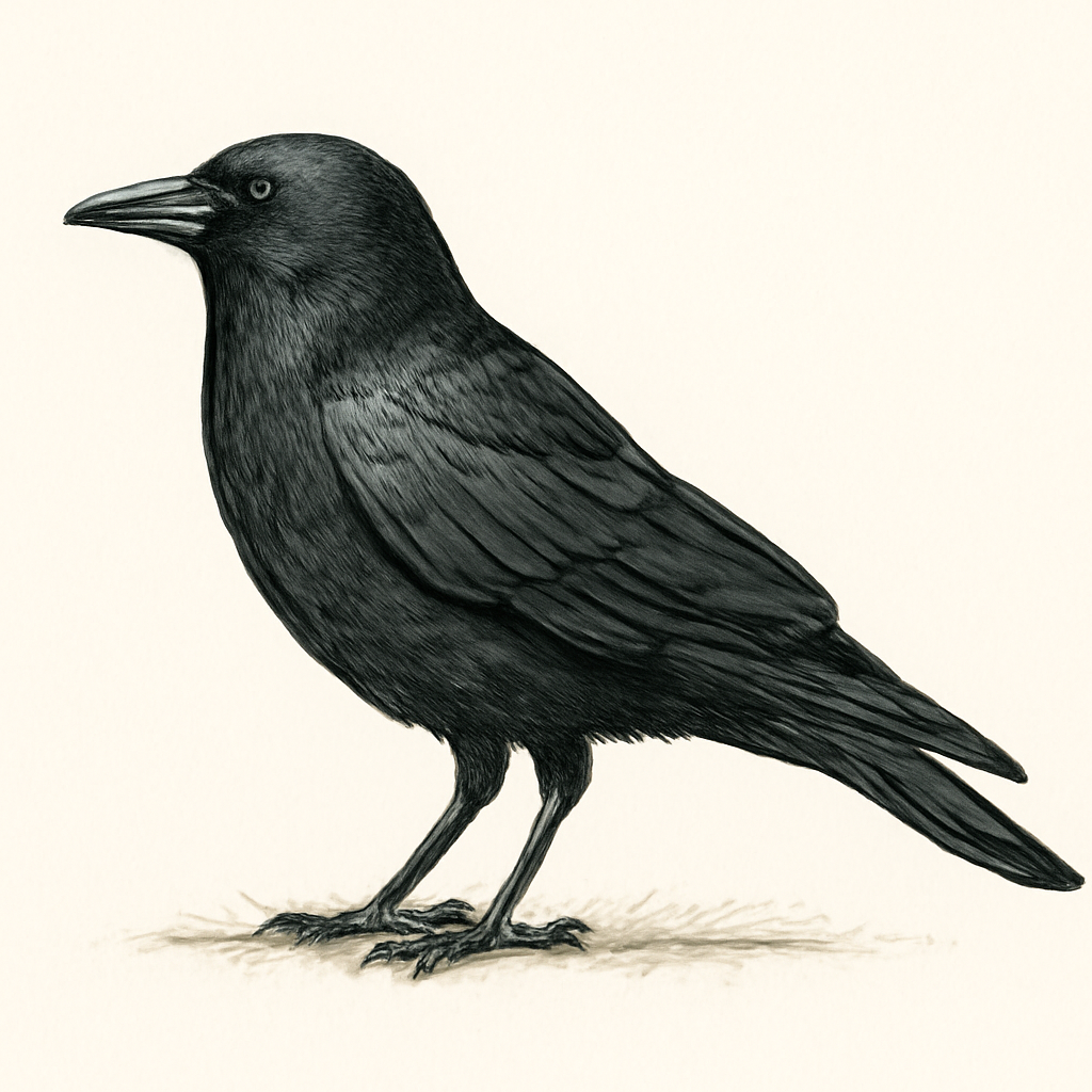 Illustrazione di Torresian Crow