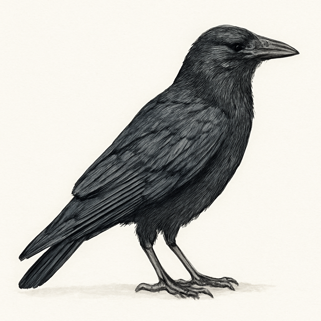 Bismarck Crow illustration