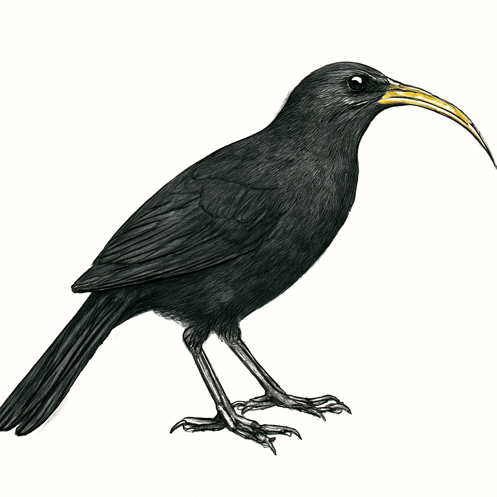 Huia illustration