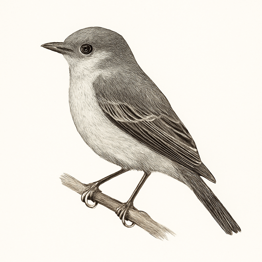 Jacky-winter illustration