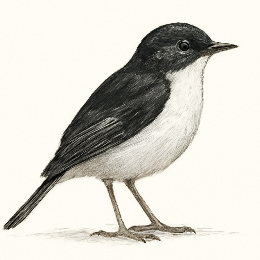 Black-sided Robin illustration