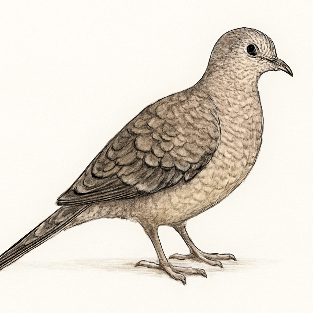 Inca Dove illustration