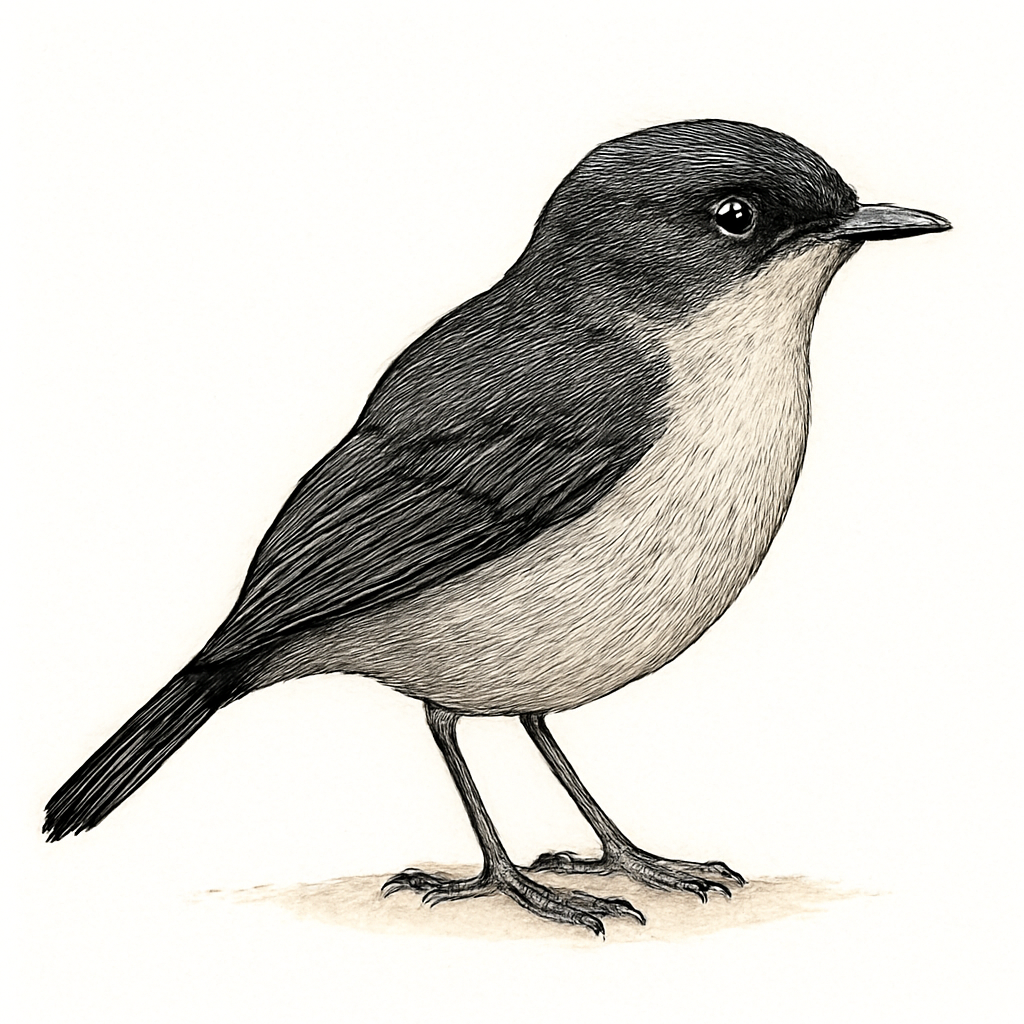 Mangrove Robin illustration
