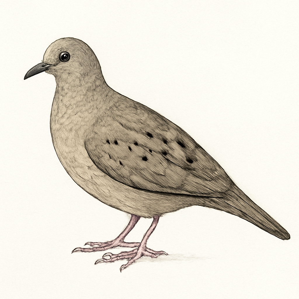 Common Ground Dove illustration