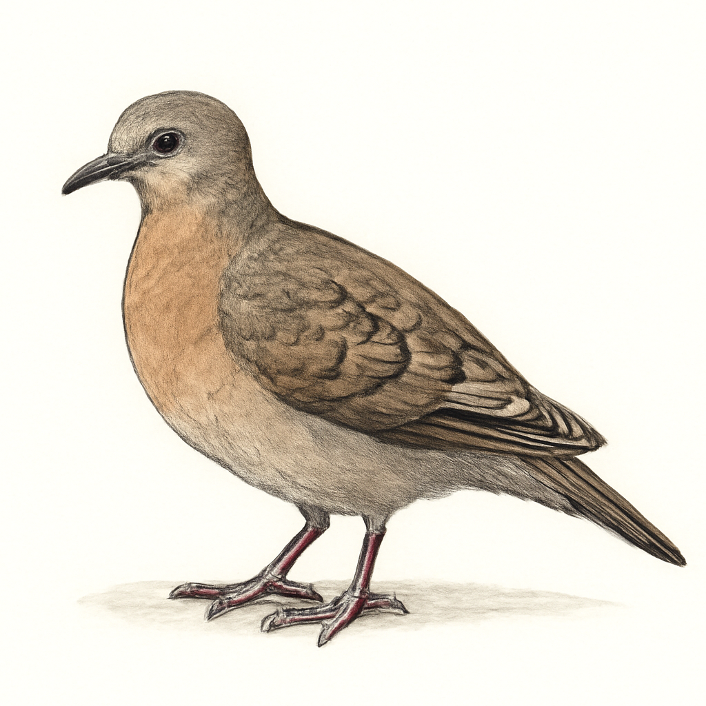 Illustration von Zwergtäubchen