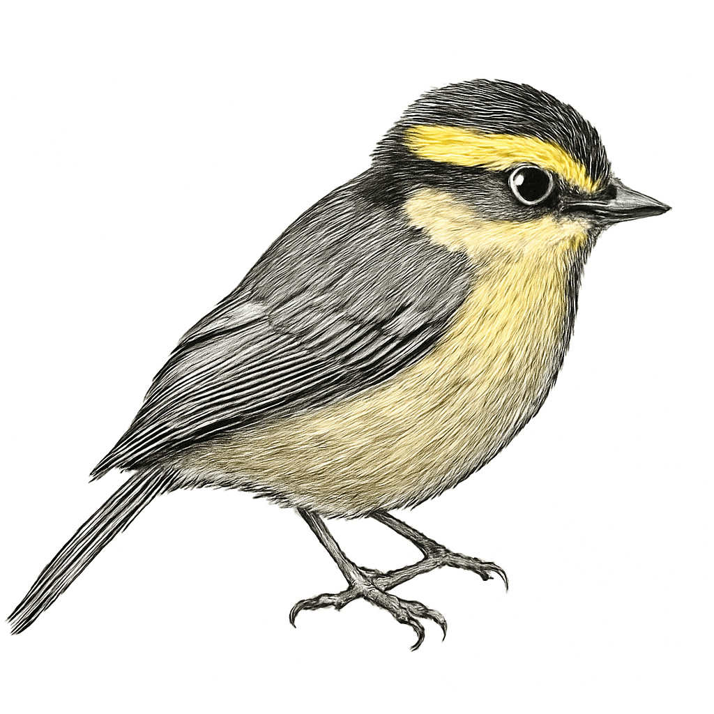 Illustration von Laubmeise