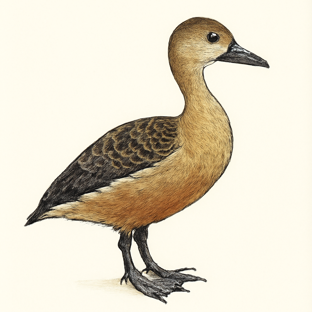 Illustration de Dendrocygne siffleur