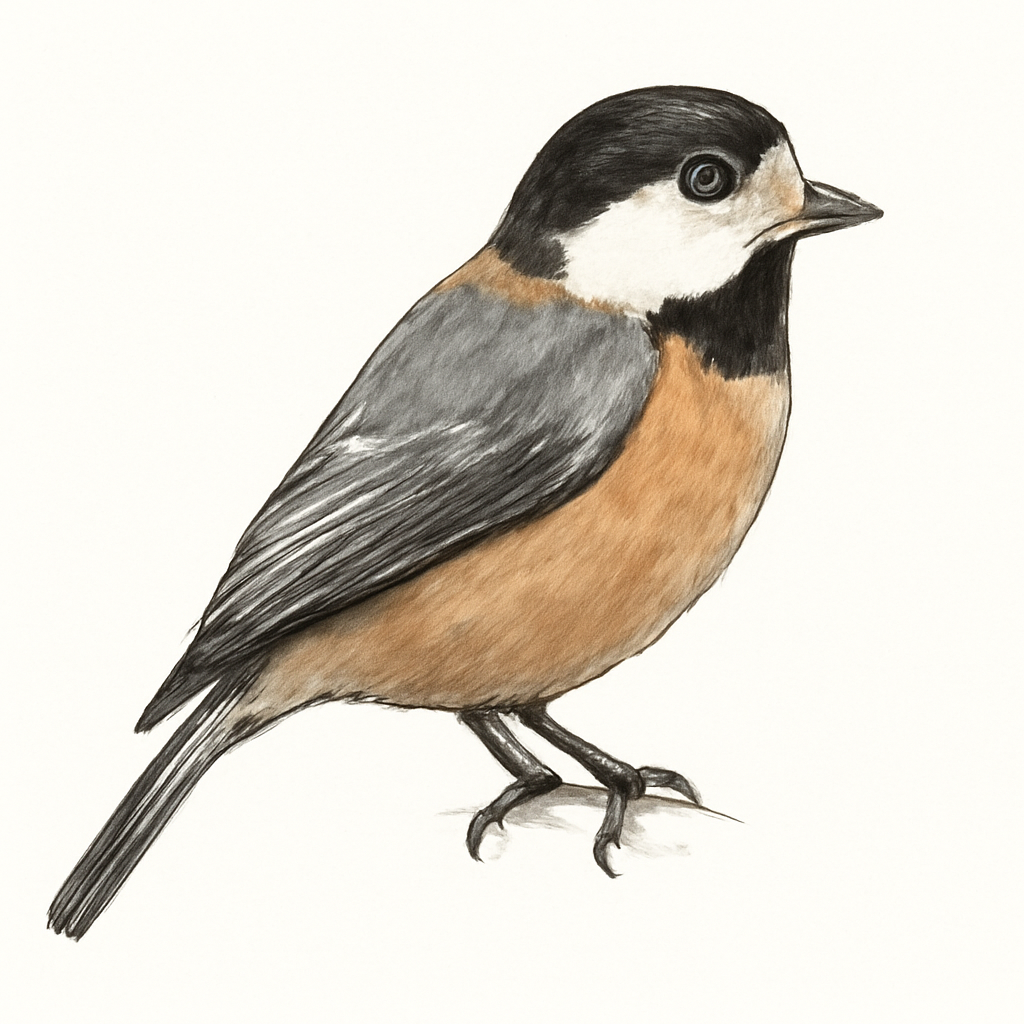 Illustration de Mésange variée
