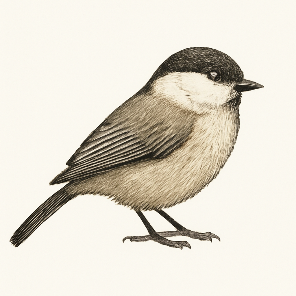 Willow Tit illustration