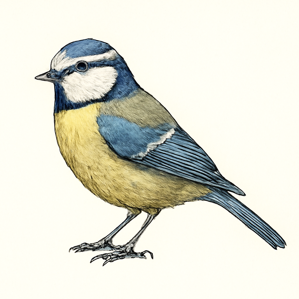 Illustration de Mésange nord-africaine