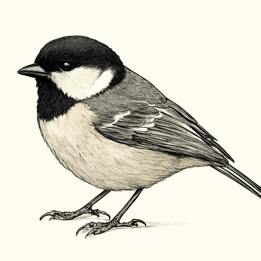 Illustration de Mésange de Carp