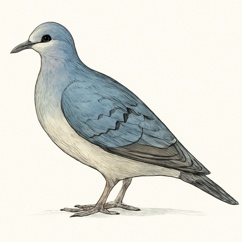 Illustration von Schmucktäubchen
