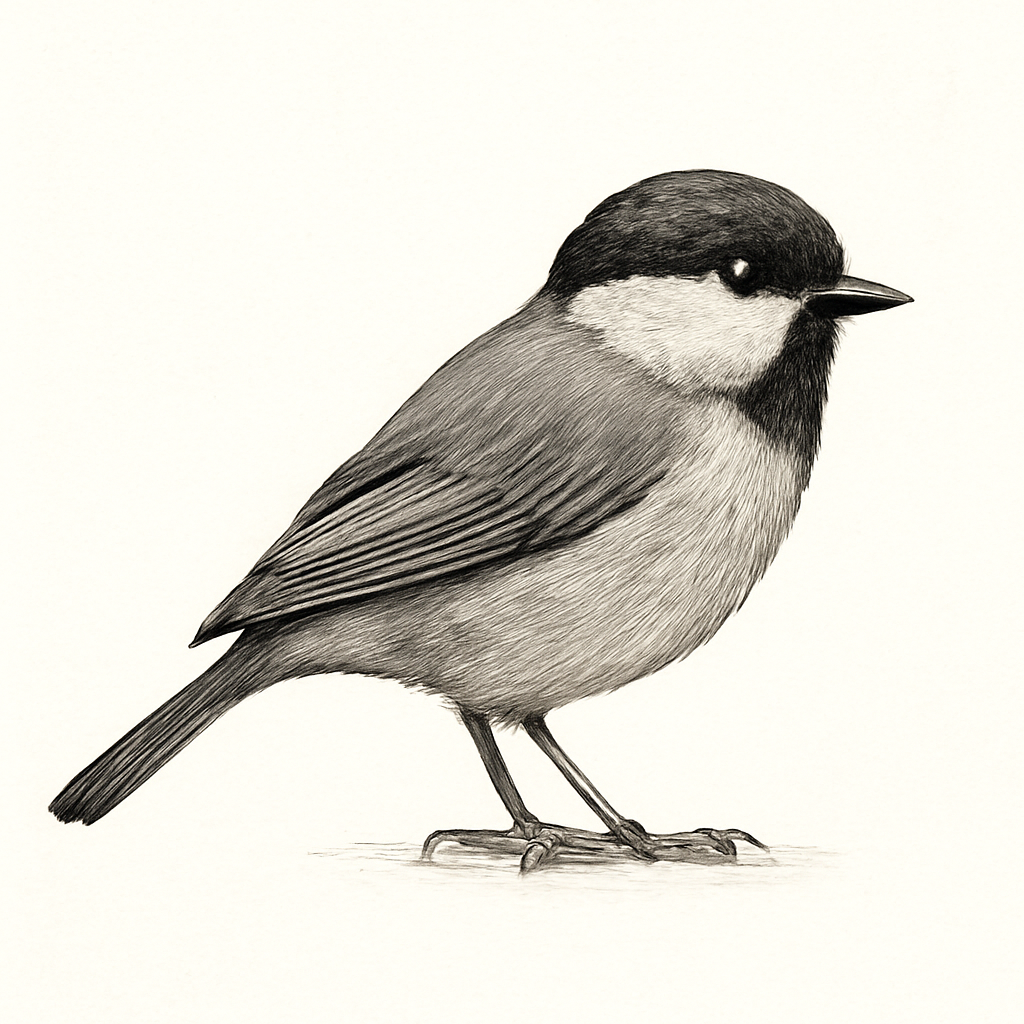 Illustration de Mésange cendrée