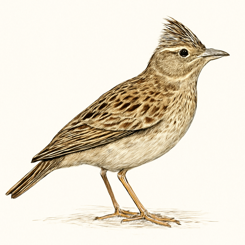 Cape Clapper Lark illustration