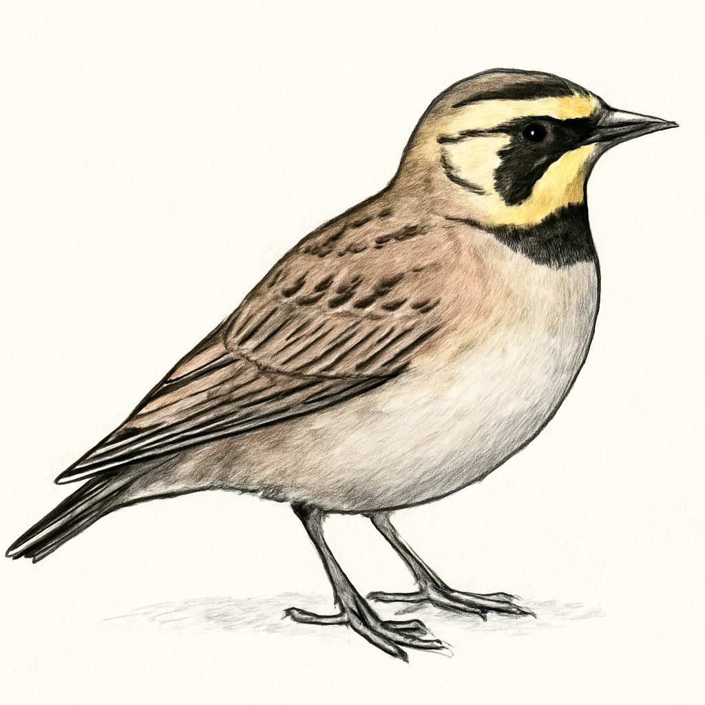 Shore Lark illustration