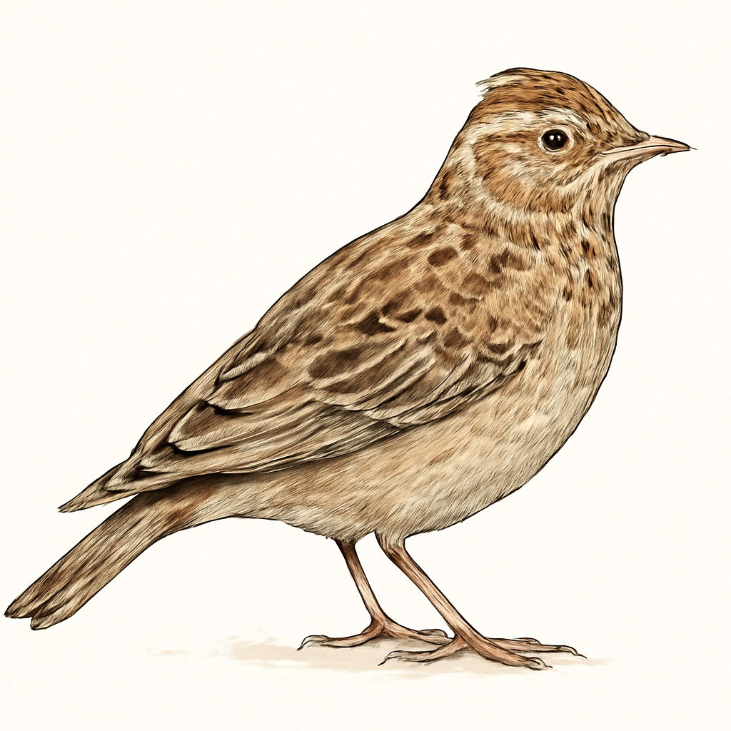 Greater Short-toed Lark illustration