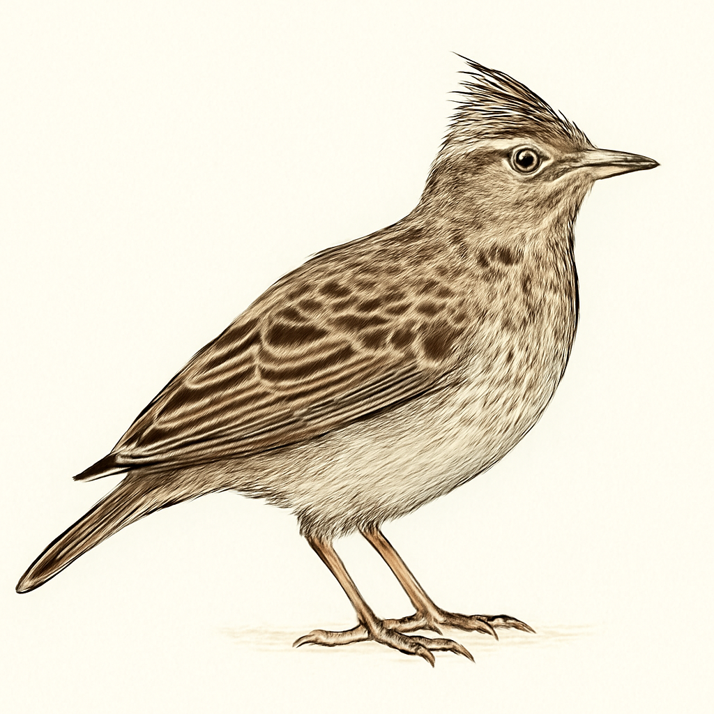 Illustration de Alouette d'Arabie