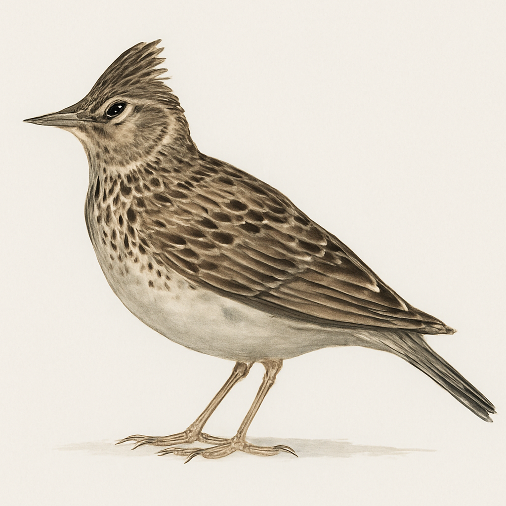 Eurasian Skylark illustration