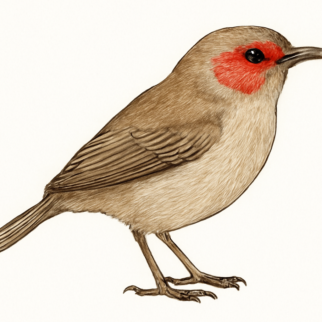 Illustration de Crombec à face rousse