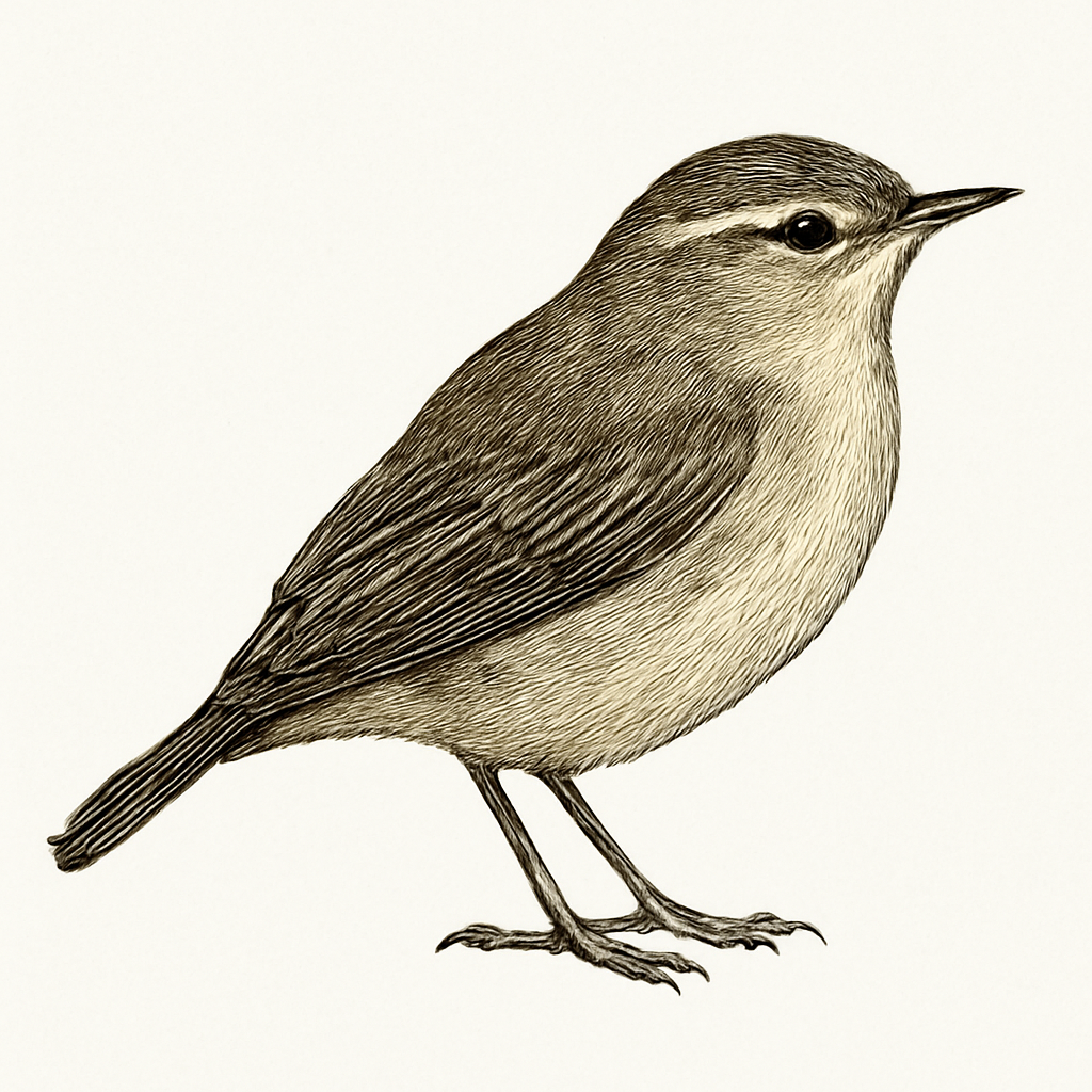 Victorin's Warbler illustration