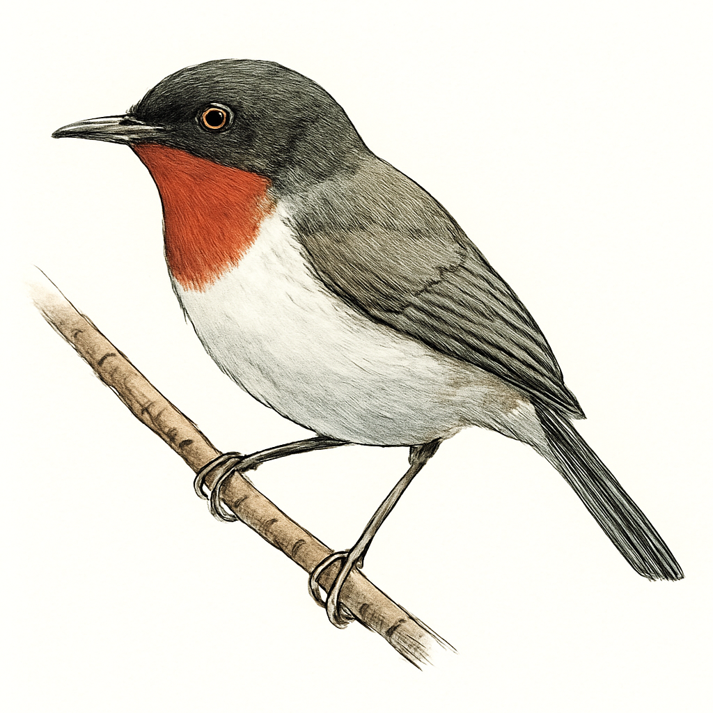 Illustration de Apalis à gorge marron