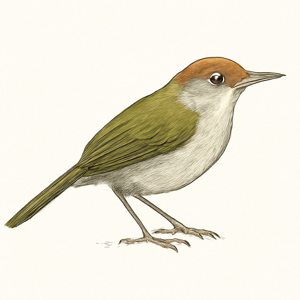 Common Tailorbird illustration