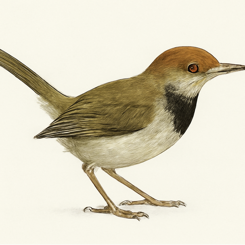 Illustratie van Gestreepte snijdervogel
