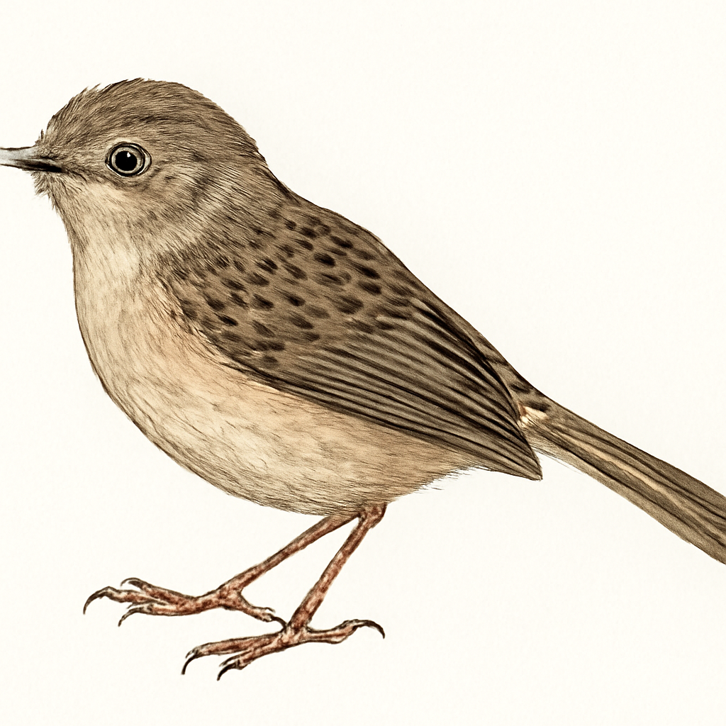 Karoo Prinia illustration