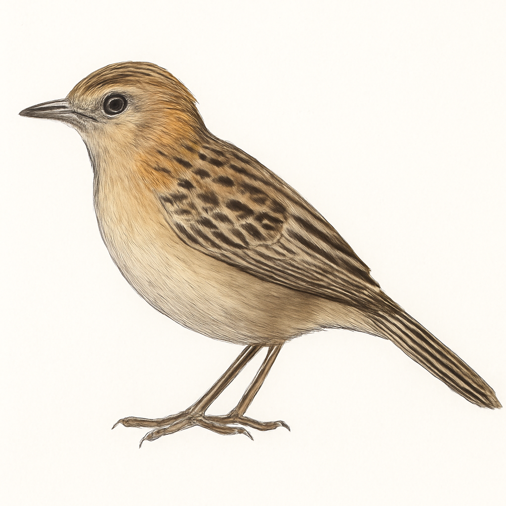 Illustration von Pfeifzistensänger