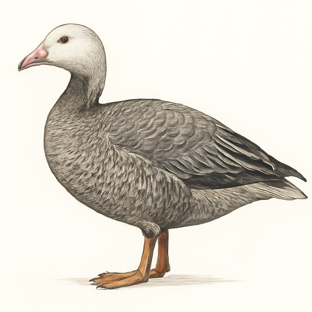 Emperor Goose illustration