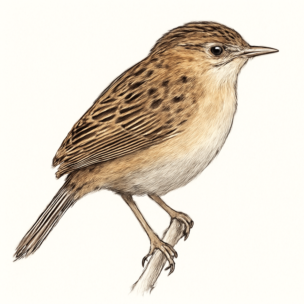 Illustrazione di Rock-loving Cisticola