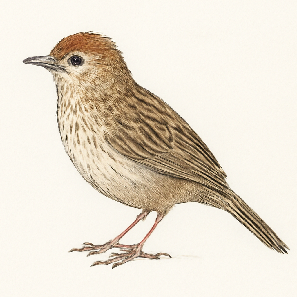 Illustrazione di Rattling Cisticola