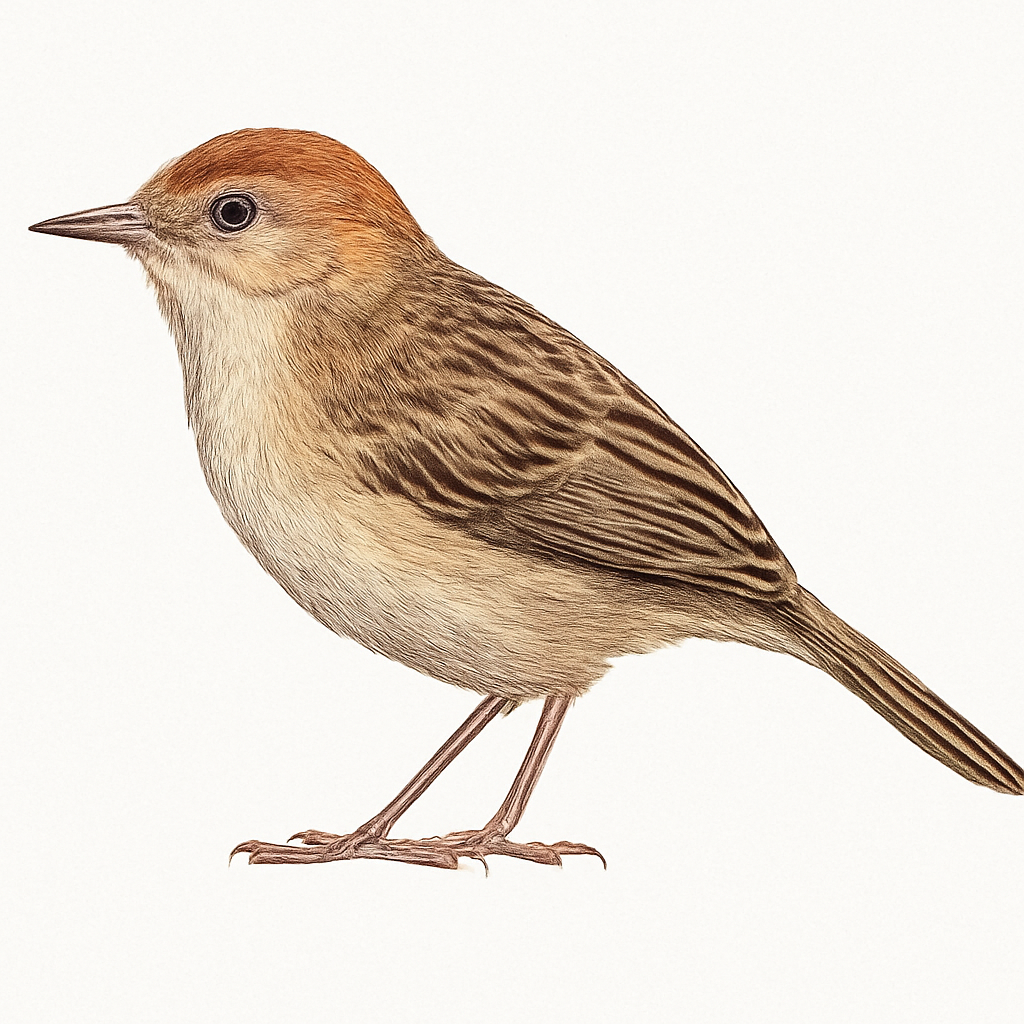 Illustrazione di Tinkling Cisticola