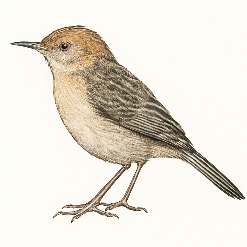 Illustrazione di Gray-backed Cisticola