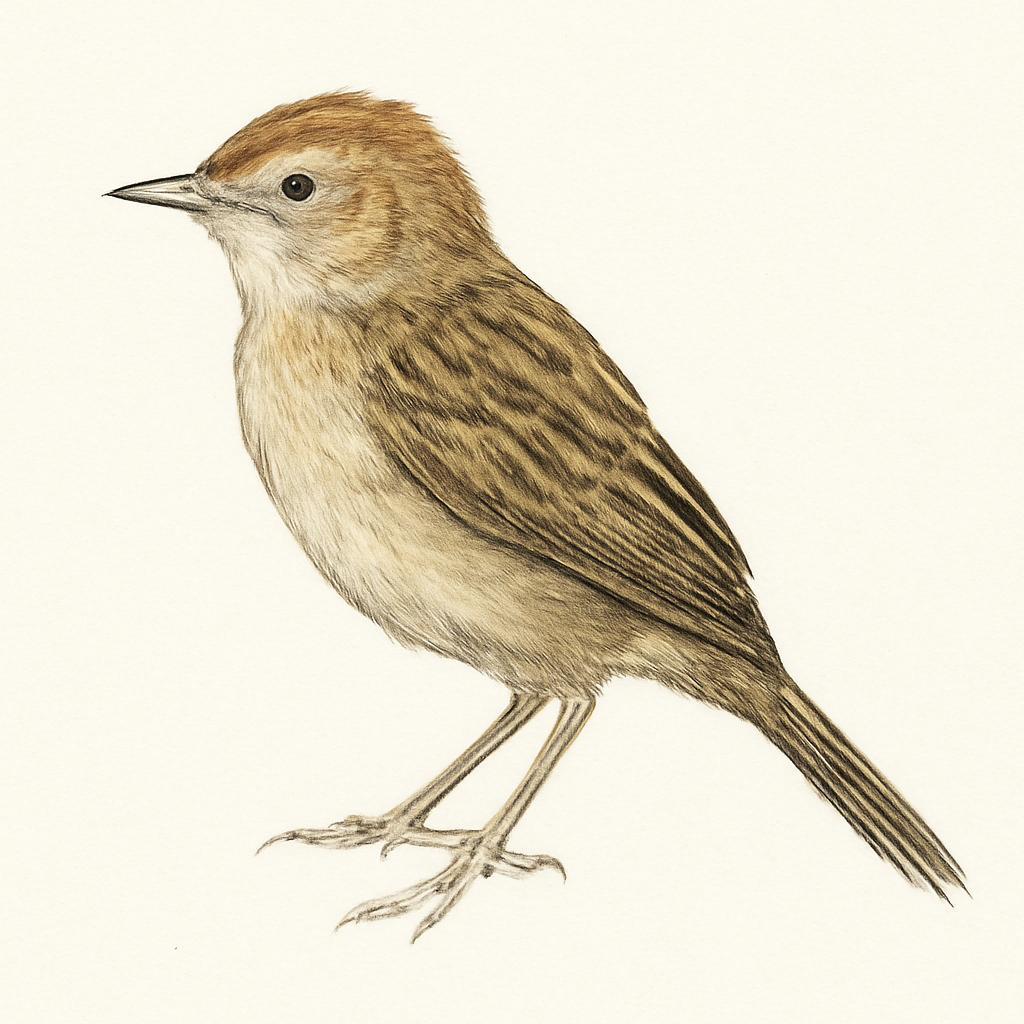 Illustrazione di Chirping Cisticola