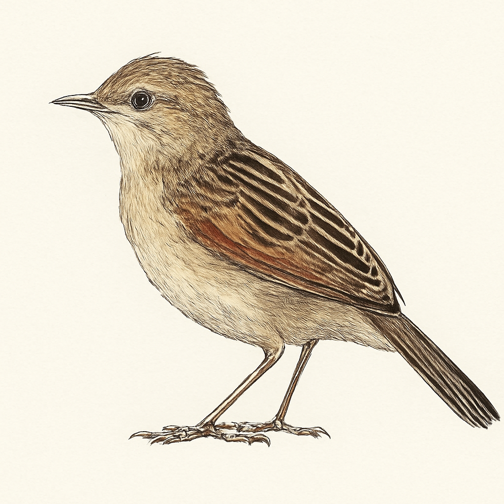 Illustrazione di Rufous-winged Cisticola