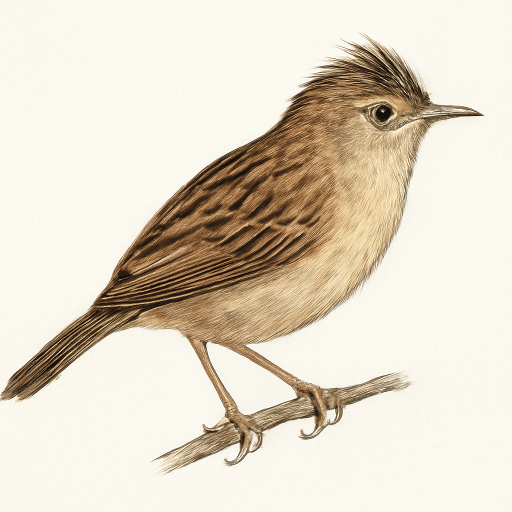 Illustrazione di Levaillant's Cisticola