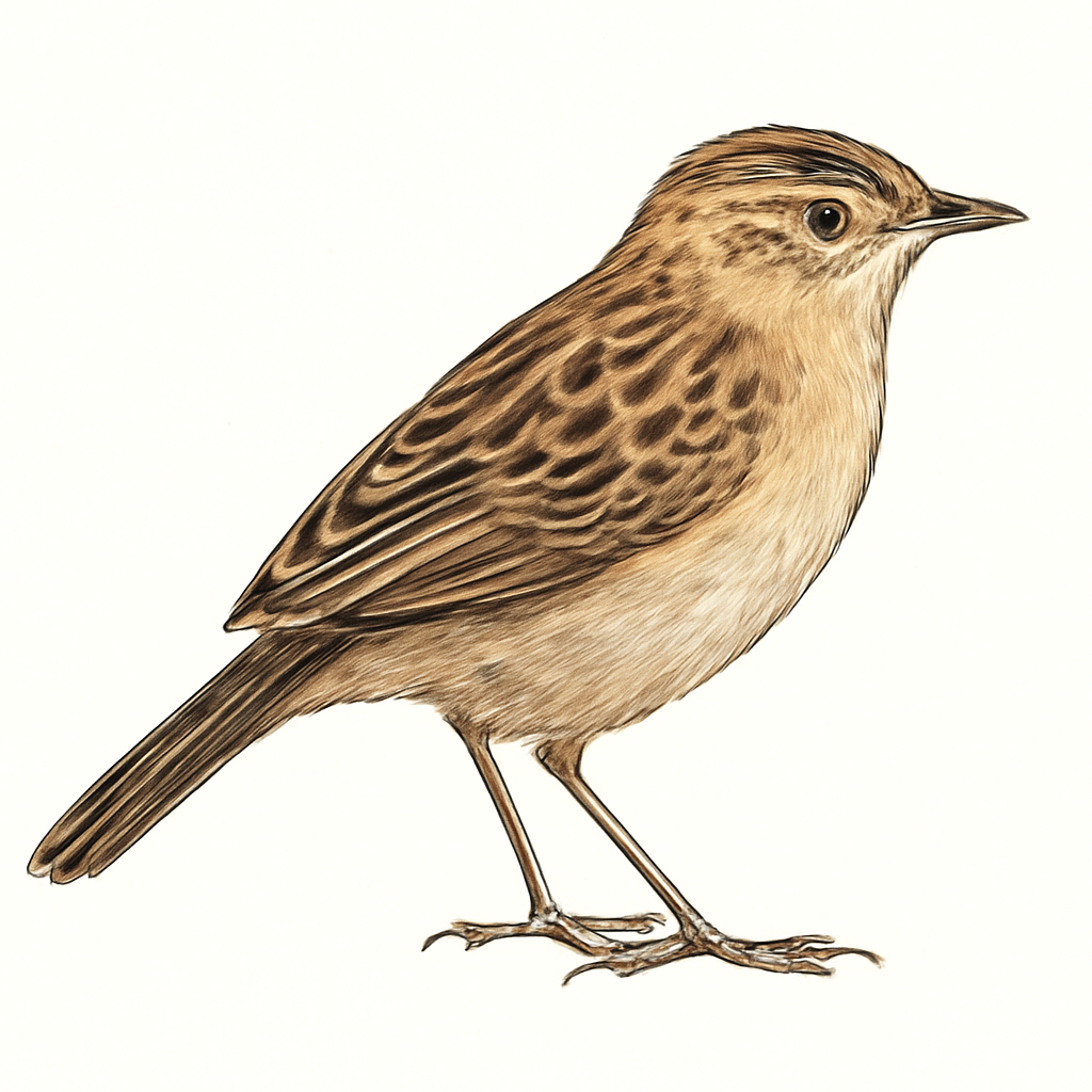 Zitting Cisticola illustration