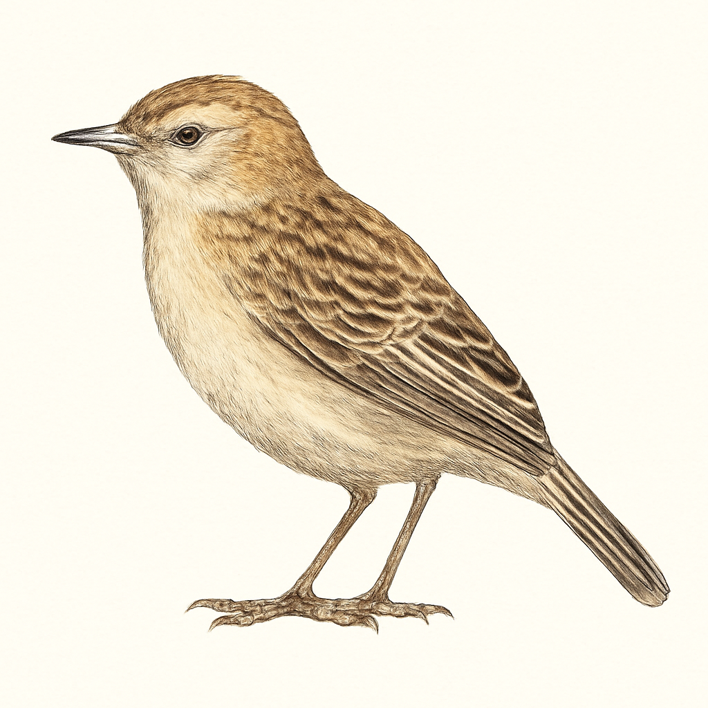 Desert Cisticola illustration